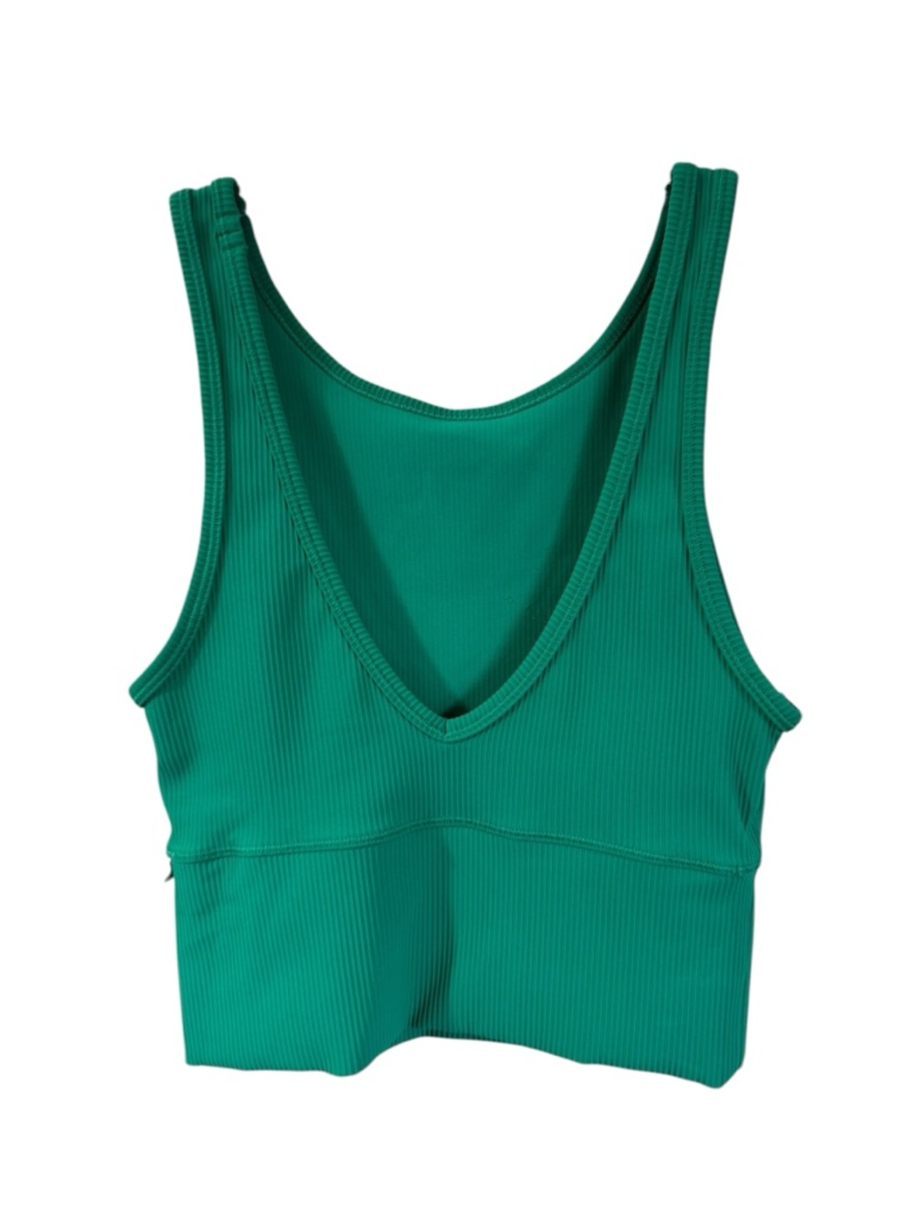 Lululemon Power Pivot Ribbed Tank *Rib Green - Picture 5 of 9